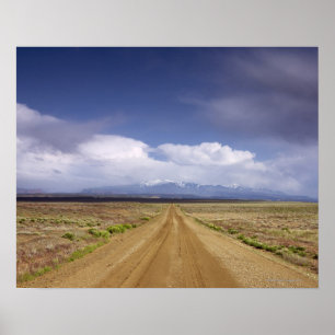 Affiche Les Etats-Unis, Utah, paysage de croisement de