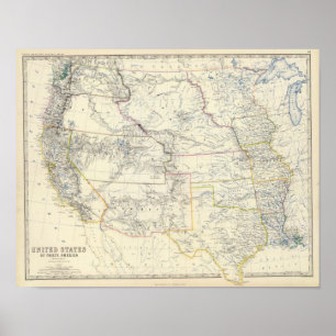Affiche Les Etats-Unis W