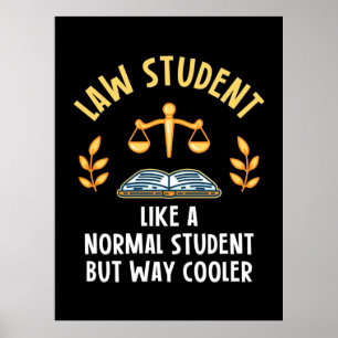 Affiche Les étudiants en droit sont Glacières