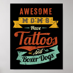Affiche Les Fantastiques Moms Ont Des Tatouages Et Des Chi