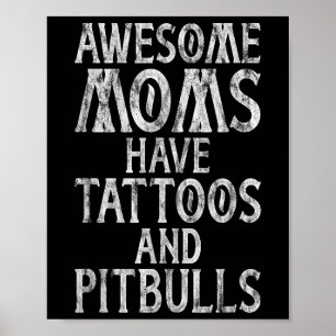 Affiche Les Fantastiques Moms Ont Des Tatouages Et Des Pit