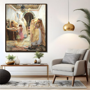 Affiche Les femmes à la fontaine