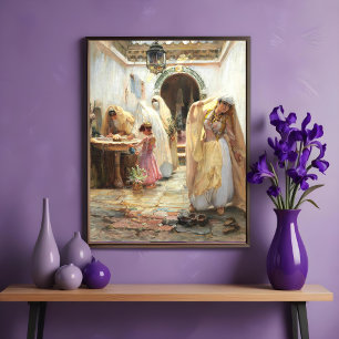 Affiche Les femmes à la fontaine