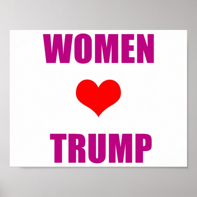 Affiche Les femmes adorent Trump Women pour Trump (Devant)