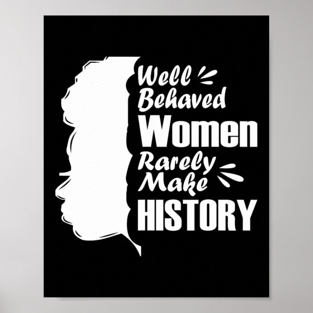 Affiche Les Femmes Bien Comportées Font Rarement Histoire  (Devant)
