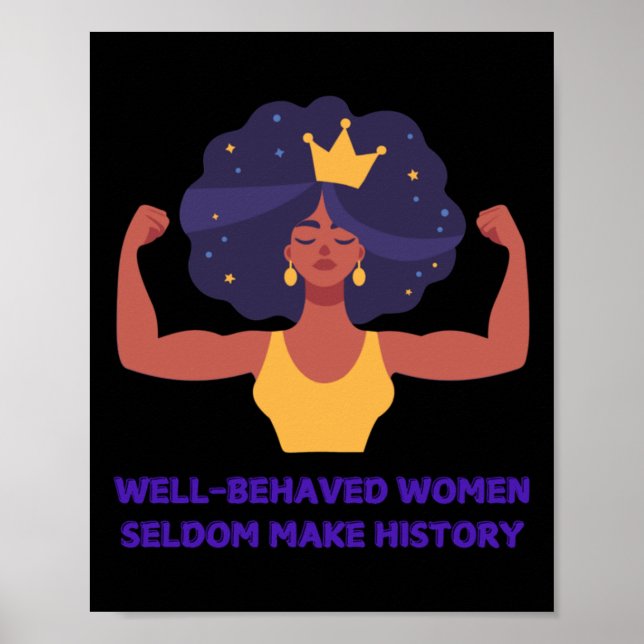 Affiche Les Femmes Bien Comportées Font Rarement Sticker H (Devant)