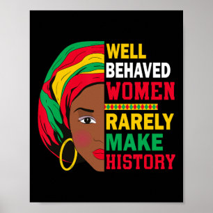 Affiche Les femmes bien élevées font rarement l'histoire F