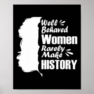 Affiche Les femmes bien élevées font rarement l'histoire M