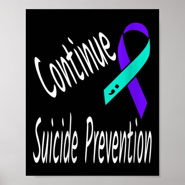 Affiche Les femmes continuent la prévention du suicide Sem (Devant)