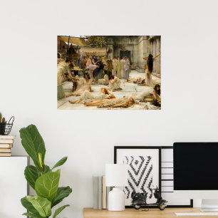 Affiche Les femmes d'Amphissa par Lawrence Alma-Tadema