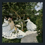 Affiche Les femmes dans le jardin par Claude Monet<br><div class="desc">Date : 1867. Style : Impressionnisme | Women in the Garden ou Femmes au Jardin de Claude Monet.</div>