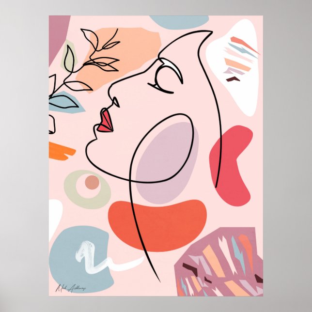 Affiche Les femmes face à l'expression (Devant)