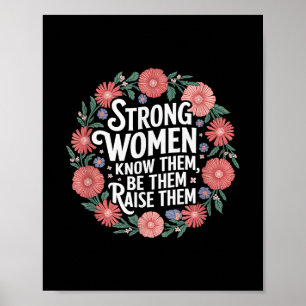 Affiche Les Femmes Fortes Les Connaissent Être Eux Les Éle