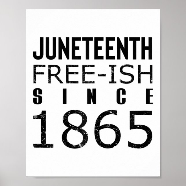 Affiche Les femmes gèlent Juneteeth depuis 1865 Histoire d (Devant)