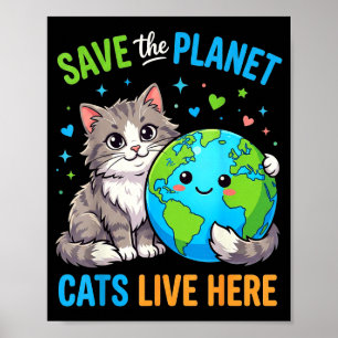 Affiche Les femmes hommes du jour de la Terre sauvent la p