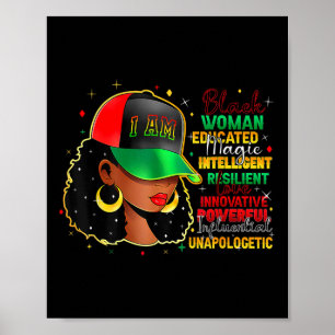 Affiche Les femmes noires éduquées Magie intelligente Hist