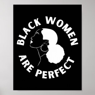 Affiche Les femmes noires sont un autocollant parfait