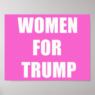 Affiche Les femmes pour Trump