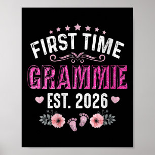 Affiche Les Femmes Première Fois Grammie Est. M floral drô