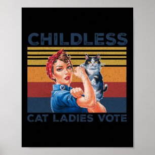 Affiche Les Femmes Sans Enfants Votent Roise Le Reveter Le