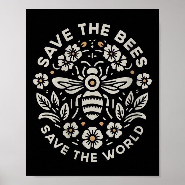 Affiche Les Femmes Sauvent Les Abeilles Sauvent Le Monde F (Devant)