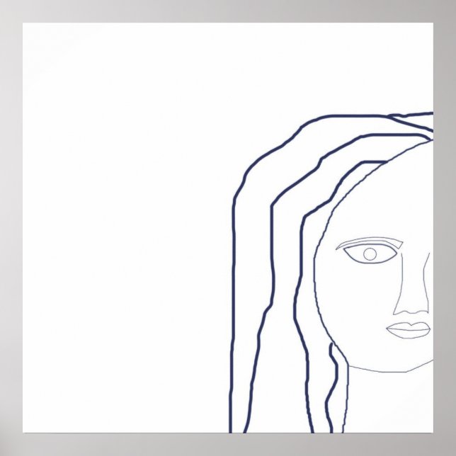 Affiche les femmes sont abstraites (Devant)