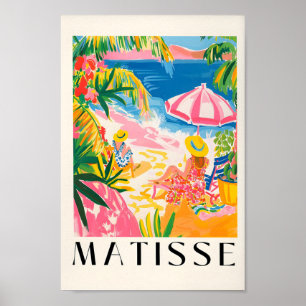 Affiche Les Femmes Sur La Plage Art Print, Bohemian Beachy