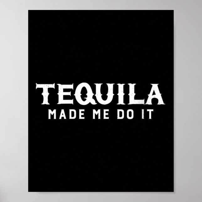 Affiche Les Femmes Tequila M'A Fait Le Faire Cinco De Mayo (Devant)