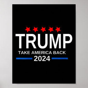 Affiche Les femmes Trump 2024 font revenir l'Amérique aux