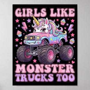 Affiche Les filles aiment aussi les monstres camions trop