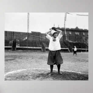 Affiche Les filles de baseball, 1913