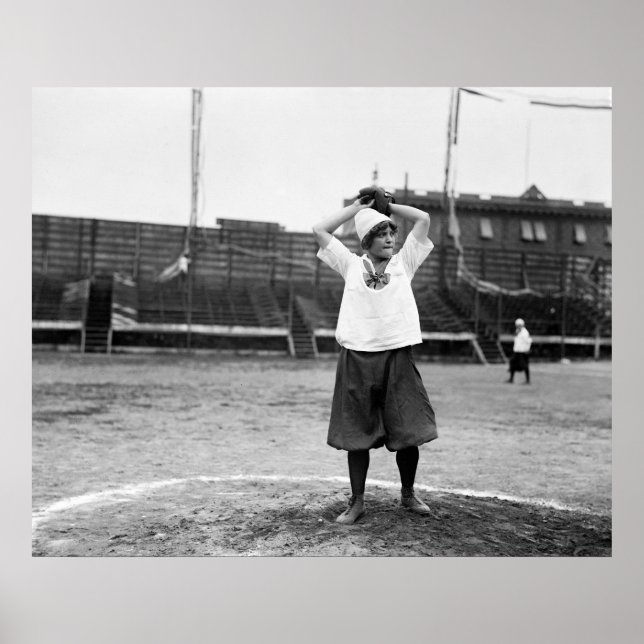 Affiche Les filles de baseball, 1913 (Devant)