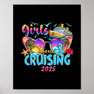 Affiche Les filles en croisière 2025 Voyage de vacances en