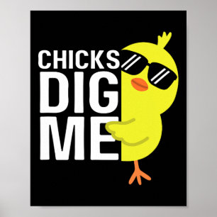 Affiche Les filles me creusent les garçons hommes Joyeuses