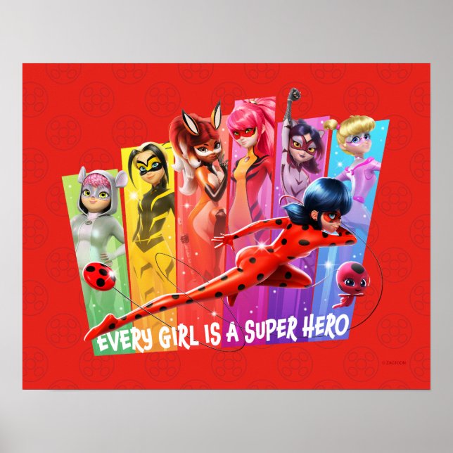 Affiche Les filles miraculeuses | Chaque fille est un supe (Devant)