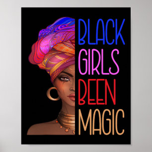 Affiche Les Filles Noires Ont Été La Magie Africaine Améri