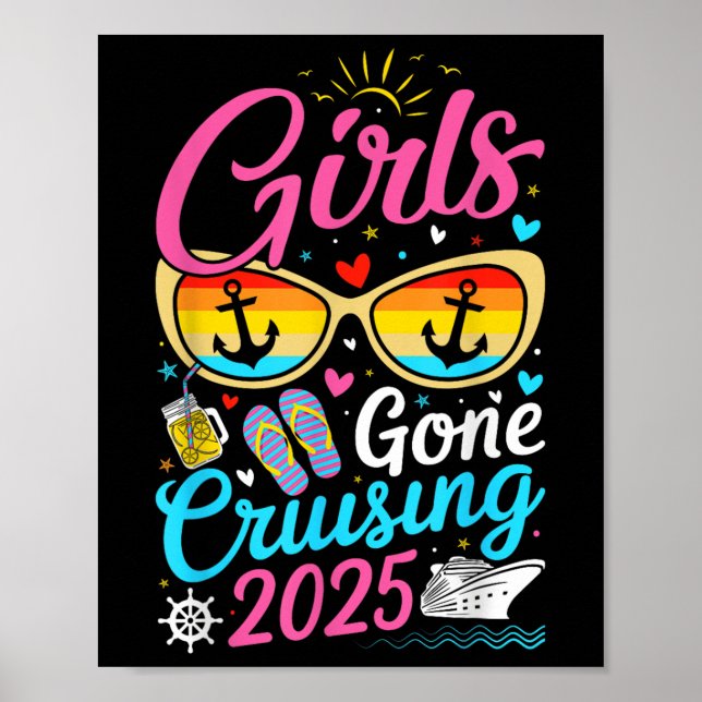 Affiche Les filles sont parties Cruising Vacation 2025 Par (Devant)