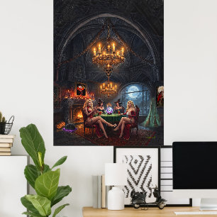 Affiche Les filles vampires au poker veulent juste s'amuse