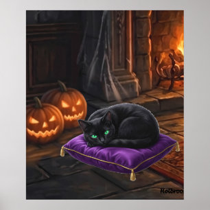 Affiche Les filles vampires' chatte noire nommée Minuit