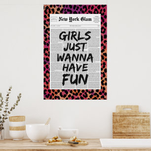 Affiche Les Filles Veulent Juste S'amuser Journal Glam Léo