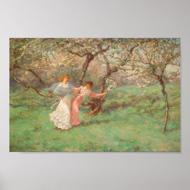 Affiche Les fleurs de mai par William John Hennessy (Devant)