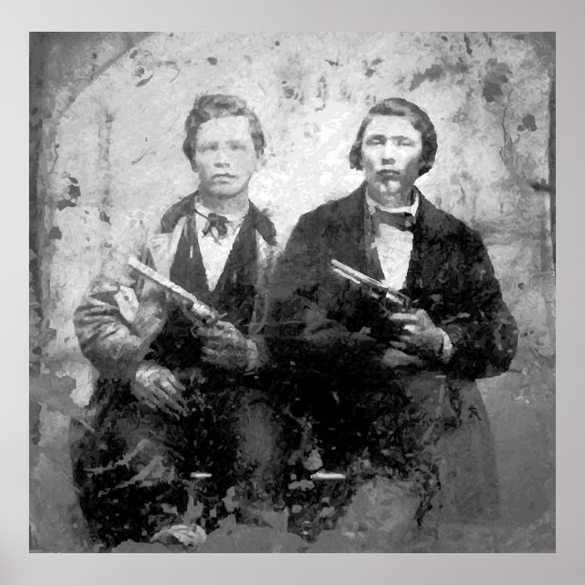 AFFICHE LES FRÈRES JAMES : FRANK & JESSE (Devant)