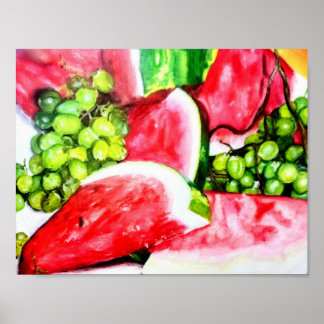 Affiche Les fruits d'été