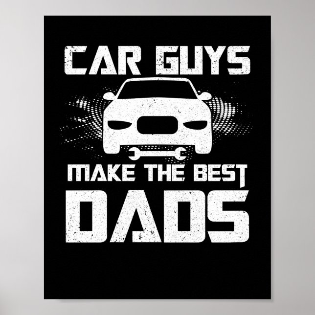 Affiche Les Garçons De Voiture Font Les Meilleurs Dads Fêt (Devant)