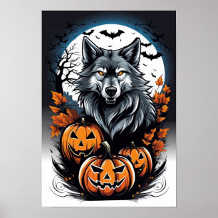 Affiche Les Gardiens de Halloween Citrouilles