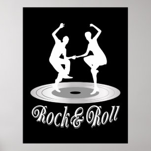 Affiche Les gens dansent Rock and roll