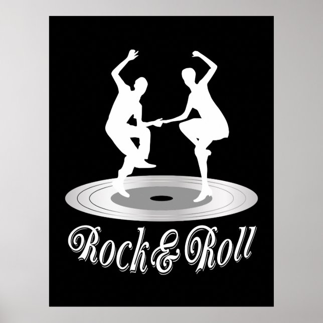 Affiche Les gens dansent Rock and roll (Devant)