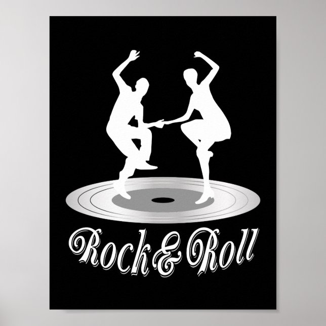 Affiche Les gens dansent Rock and roll (Devant)