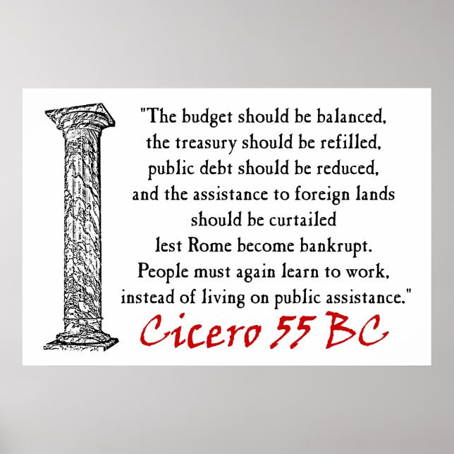 Affiche Les gens doivent travailler - Cicero (Devant)