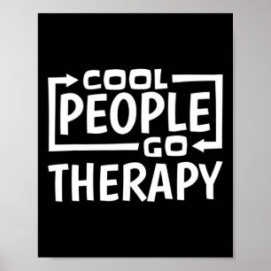 Affiche Les gens vont Thérapie Santé mentale Sensibilisati